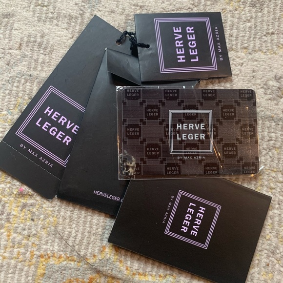 Gold Herve Leger bandage dress - Picture 8 of 8